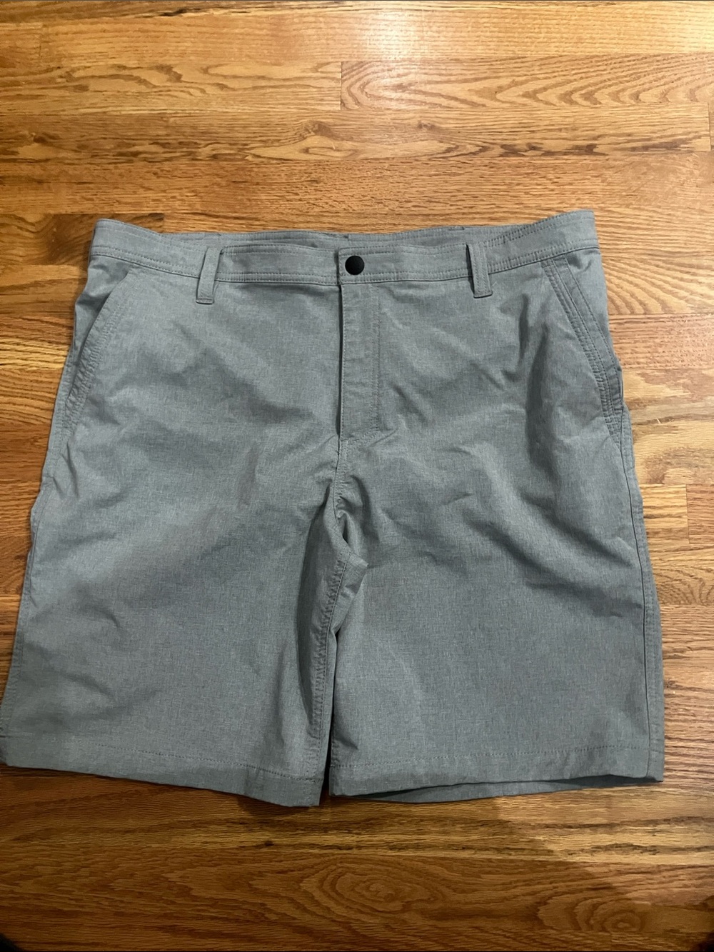 Foundry Green & Gray Striped Polo Sz 2XT with GH Bass Gray Short 40x10 EUC - Picture 5 of 9